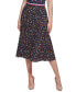 Фото #1 товара Платье миди с расклешенной юбкой в цветочном принте Tommy Hilfiger для женщин