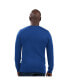 Фото #2 товара Men's Royal New York Giants Legacy Collection V-Neck Pullover Sweater