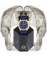 ფოტო #4 პროდუქტის Men's Chronograph Spectre Blue Silicone Strap Watch 44mm