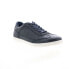 English Laundry Burton EL2389L Mens Blue Leather Lifestyle Sneakers Shoes 8
