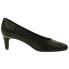 Фото #2 товара VANELi Dayle Round Toe Block Heels Pumps Womens Black Dress Casual 888381
