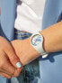 Ice-Watch - ICE blue White porcelain - Weiße Damenuhr mit Silikonarmband - 019226 (Small)