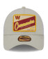 Фото #4 товара Men's Stone, White Distressed Washington Commanders Happy Camper A-Frame Trucker 9FORTY Adjustable Hat
