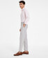 ფოტო #2 პროდუქტის Men's Slim-Fit Linen Suit Pants, Created for Macy's