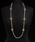 Фото #2 товара Charter Club gold-Tone Long Beaded Necklace, 42" + 2" extender, Created for Macy's