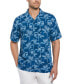 Фото #1 товара Men's Regular-Fit Textured Palm Tree Short-Sleeve Shirt