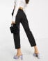 Фото #2 товара ASOS DESIGN Petite slim skim cigarette trouser in black