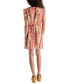 Фото #2 товара Women's Alle Printed Flutter-Sleeve Elastic-Waist Dress