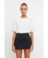 ფოტო #3 პროდუქტის Women's Puff Sleeve Top