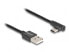 Фото #2 товара Delock 80030 - 1 m - USB A - USB C - USB 2.0 - 480 Mbit/s - Black