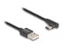 Delock 80031 - 2 m - USB A - USB C - USB 2.0 - 480 Mbit/s - Black