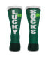 Men's Atlanta Hawks Four Leaf St. Patrick's Day V-Curve Crew Socks