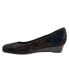 Фото #4 товара Trotters Lauren T1110-095 Womens Black Extra Wide Loafer Flats Shoes 7
