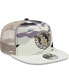 Men's White Los Angeles Dodgers Chrome Camo A-Frame 9FIFTY Trucker Snapback Hat - фото #5