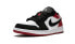 Jordan Air Jordan 1 Low“Black Toe” 黑脚趾 低帮 复古篮球鞋 男女同款 黑红白