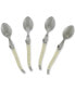 Фото #1 товара Laguiole Faux Ivory Coffee Spoons, Set of 4