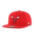 Men's Red Chicago Bulls Sure Shot Captain Snapback Hat