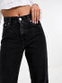 Фото #2 товара Tommy Jeans Betsy mid rise straight leg jeans in black