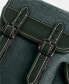 ფოტო #2 პროდუქტის Men's Leather Hitch Backpack 13 in Micro Signature Jacquard