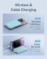 Mini powerbank 5000mAh 20W + kabel USB-C 20V / 3A niebieski
