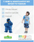 Baby Boys Elmo Cookie Monster T-Shirt and Shorts Outfit Set to