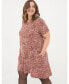 Plus Size Simone Wild Paisley Jersey Dress