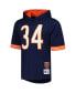 Men's Walter Payton Navy Chicago Bears Retired Player Name and Number Mesh Hoodie T-shirt