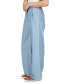 Фото #3 товара Широкие брюки Michael Kors женские из шамбре под названием Широкие брюки собраны.