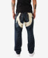 Фото #2 товара Men's Ricky No Flap Big T Painted Horseshoe Straight Jean