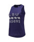 ფოტო #3 პროდუქტის Women's Gold, Purple LSU Tigers Tank Top and Pants Sleep Set