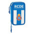 SAFTA RCD Espanyol Small Double Filled Pencil Case