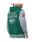 ფოტო #2 პროდუქტის Men's Green, Gray New York Jets Commemorative Reversible Full-Zip Jacket
