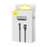 Фото #5 товара Kątowy kabel przewód Power Delivery z bocznym wtykiem USB-C Iphone Lightning 2m 20W czarny