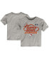 ფოტო #1 პროდუქტის Toddler Boys and Girls Gray Kansas City Chiefs Super Bowl LVIII Champions Locker Room Trophy Collection T-shirt