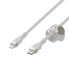 Фото #11 товара Belkin CAA011BT1MWH - 1 m - USB C - USB C/Lightning - White