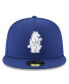 ფოტო #2 პროდუქტის Men's Royal Chicago Cubs Cooperstown Collection Wool 59FIFTY Fitted Hat