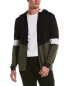 Фото #1 товара Куртка KARL LAGERFELD Colorblock Kidult Track Men's Green