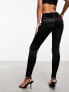 Amy Lynn Elvis exclusive to ASOS disco stretch trousers in black