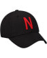 ფოტო #4 პროდუქტის Men's Black Nebraska Huskers Staple Adjustable Hat