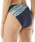 Фото #2 товара Michael Michael Kors 299240 Women's High-Leg Bikini Bottoms Size L