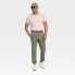 Фото #2 товара Men's Big & Tall Slim Fit Tech Chino Pants - Goodfellow & Co Olive Green 30x36