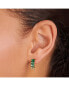 Women's Gradient Crystal Stud Earrings