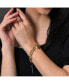 ფოტო #3 პროდუქტის Women's Gold Love Lock Chain Bracelet