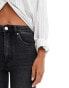 Фото #4 товара Stradivarius cropped flare jean in black wash