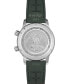 Men's Swiss Automatic Seastrong Diver Green Rubber Strap Watch 42mm