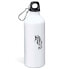 Фото #2 товара Бутылка для воды алюминиевая с карабином KRUSKIS Seahorse Tribal 800 мл