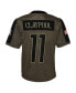 Big Boys Chase Claypool Olive Pittsburgh Steelers 2021 Salute To Service Game Jersey