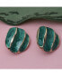 ფოტო #2 პროდუქტის Women's Enamel Stud Earrings