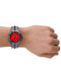 ფოტო #2 პროდუქტის Men's Vert Three Hand Date Gunmetal Stainless Steel Watch 44mm