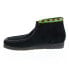 Фото #10 товара Clarks Jamaica Bee Wallabee 26160552 Mens Black Suede Lace Up Chukkas Boots